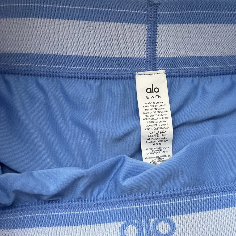 Alo Yoga Match Point Tennis Skirt Crystal Clear Blue S